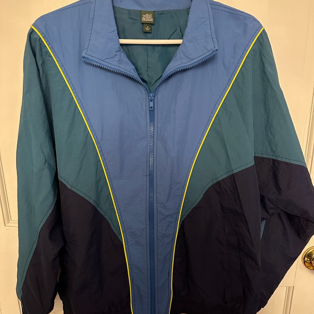 Wild Fable Blue Windbreaker Jacket